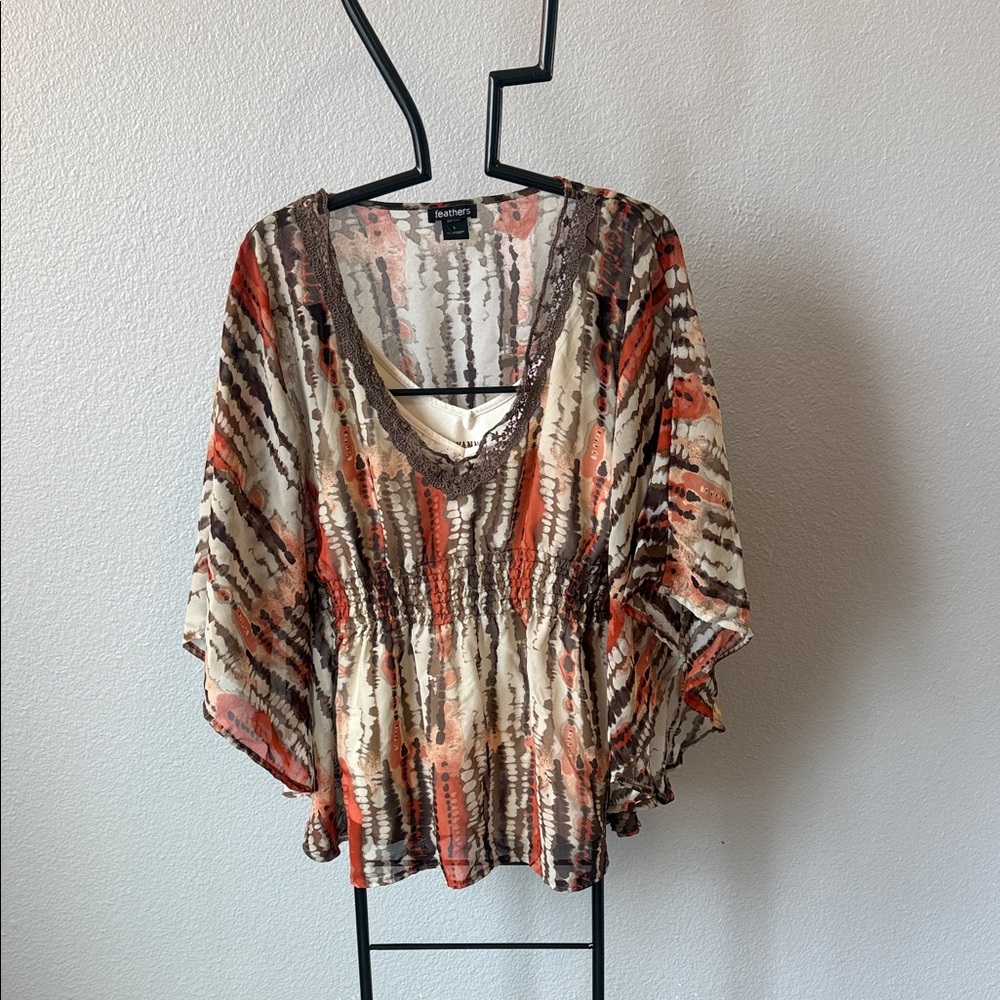 Women's Multicolor Boho Top & Tank Bundle